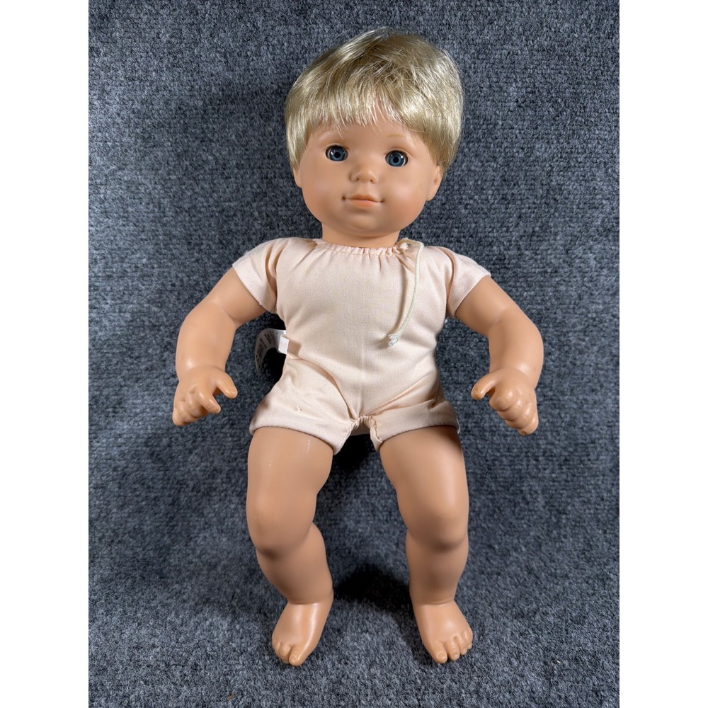 American Girl Bitty Baby Twin Boy Doll Blonde Hair Blue Eyes 15 inch 2013